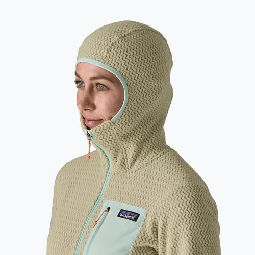 Női polár pulóver Patagonia R1 Air Full-Zip Hoody weathered stone