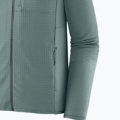 Férfi polár pulóver Patagonia R1 Hybrid blue sage
