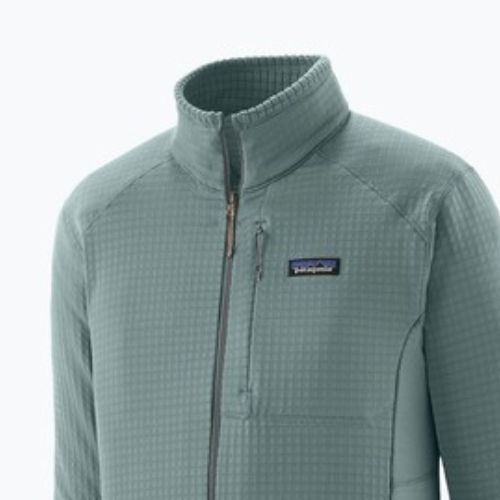 Férfi polár pulóver Patagonia R1 Hybrid blue sage