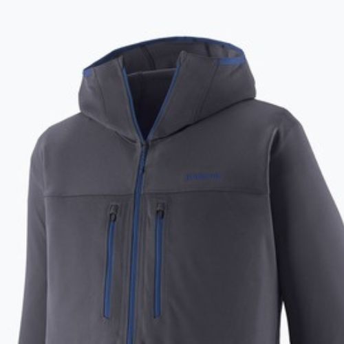 Férfi pulóver Patagonia R1 Ultralight Hoody smolder blue