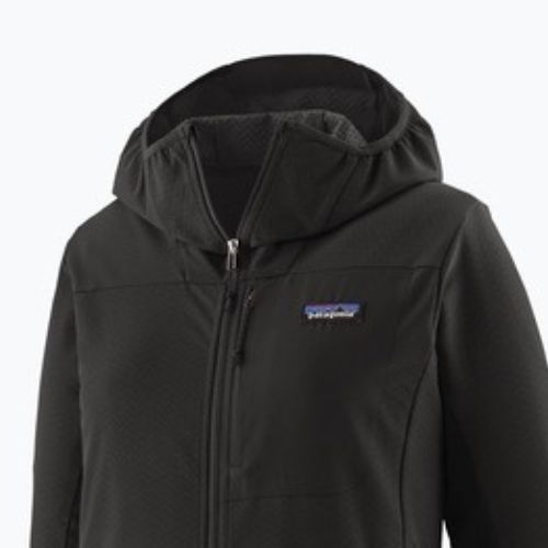 Női softshell dzseki Patagonia R1 CrossStrata Hoody black