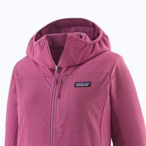 Női softshell dzseki Patagonia R1 CrossStrata Hoody faded magenta