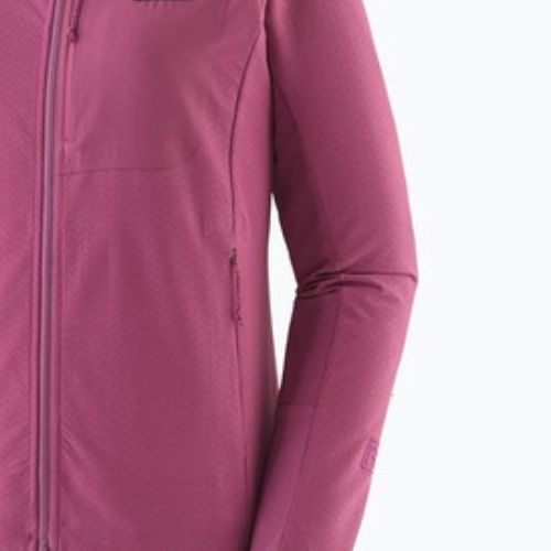 Női softshell dzseki Patagonia R1 CrossStrata Hoody faded magenta