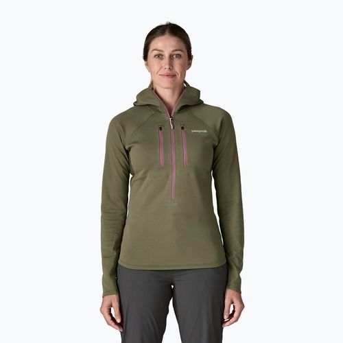 Női pulóver Patagonia R1 Ultralight Hoody basin green