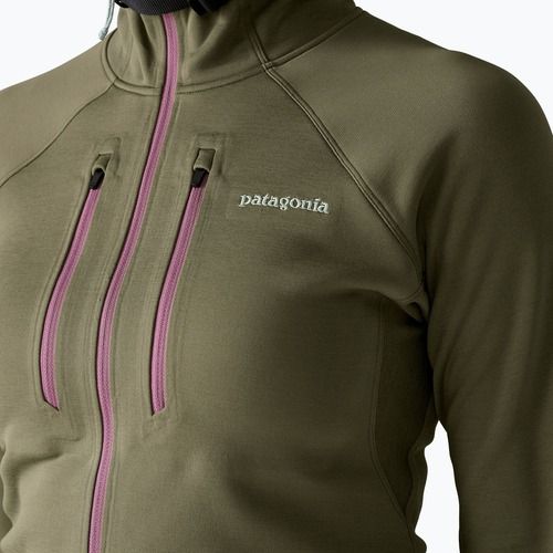 Női pulóver Patagonia R1 Ultralight Hoody basin green