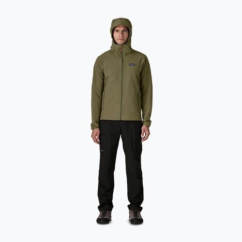 Férfi softshell dzseki Patagonia R1 TechFace Hoody basin green