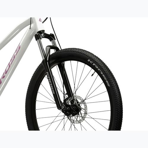 Női mountain bike KROSS Lea 3.0 in 27.5 white/pink/gloss