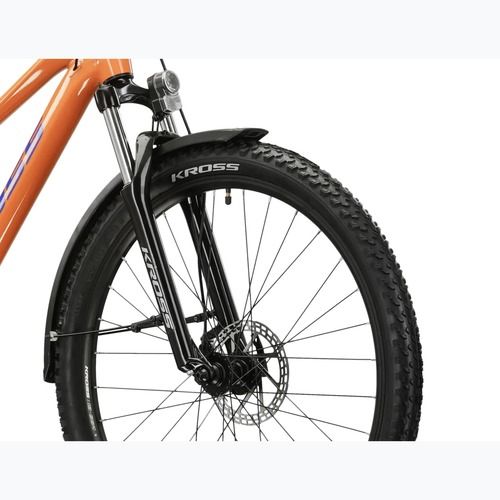 Női mountain bike KROSS Lea 2.0 Eq W 27.5 orange/navy blue/gloss