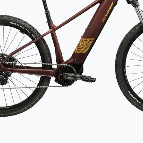 Elektromos kerékpár KROSS Influx Hyb 3.0 29 el. 800 Wh ruby/gold/matte