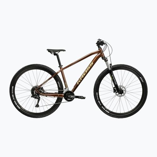 Hegyi kerékpár KROSS Hexagon 5.0 27.5" brown/gold/gloss