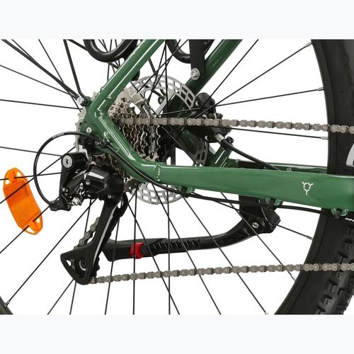 Hegyi kerékpár KROSS Hexagon 4.0 EQ 29" green/silver/gloss