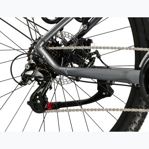 Hegyi kerékpár KROSS Hexagon 2.0 EQ 27,5" grey/dark grey/gloss