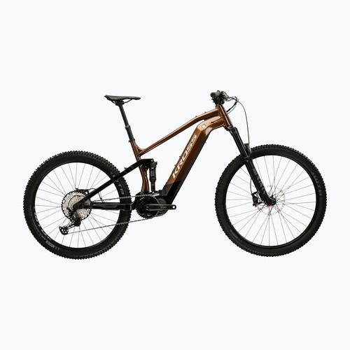 Férfi elektromos kerékpár KROSS Grist Boost 3.0 el. 630 Wh  brown/black/gloss