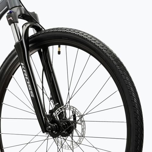 Cross kerékpár KROSS Evado 5.0 grey/black/gloss