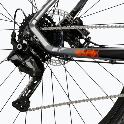 Cross kerékpár KROSS Evado 5.0 grey/black/gloss