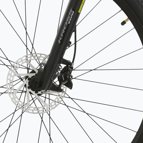 Női cross kerékpár KROSS Evado 5.0 In black/turquoise/gloss