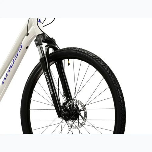 Női cross kerékpár KROSS Evado 4.0 In grey/navy blue
