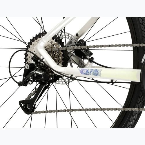 Női cross kerékpár KROSS Evado 4.0 In grey/navy/gloss