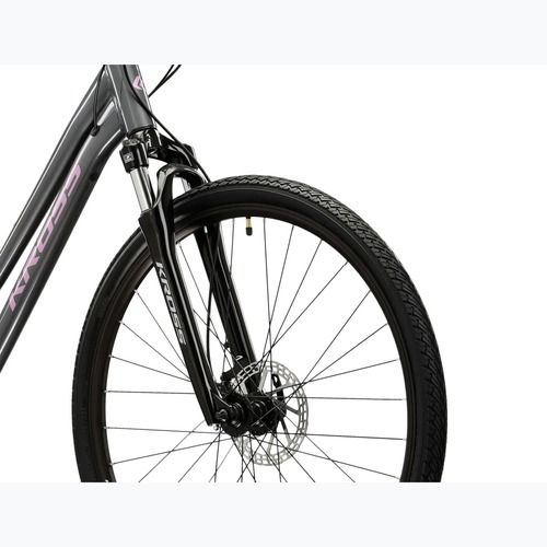 Női cross kerékpár KROSS Evado 4.0 In grey/pink/gloss