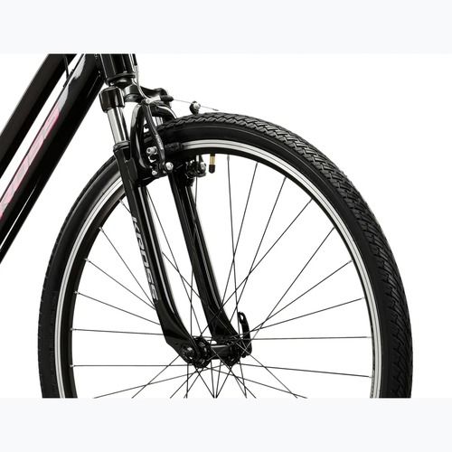 Női cross kerékpár KROSS Evado 2.0 In black/pink/gloss