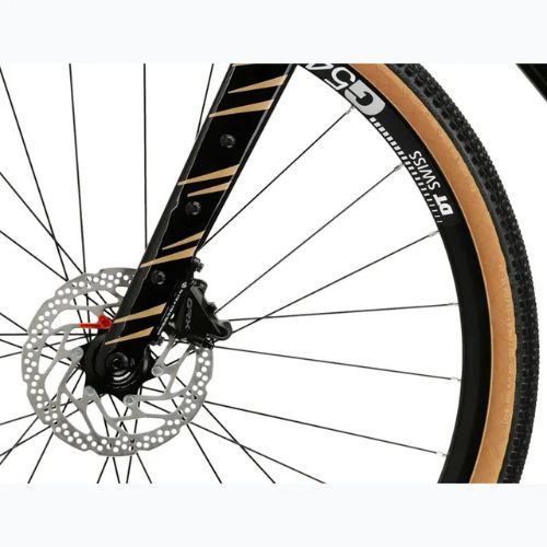Gravel kerékpár KROSS Esker 6.0 black/gold/gloss
