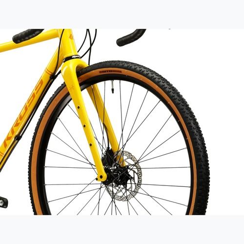 Gravel kerékpár KROSS Esker 4.0 yellow/orange/gloss