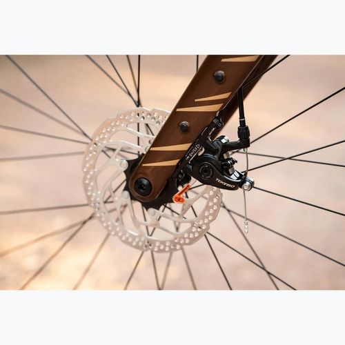 Gravel kerékpár KROSS Esker 2.0 brown/beige/gloss