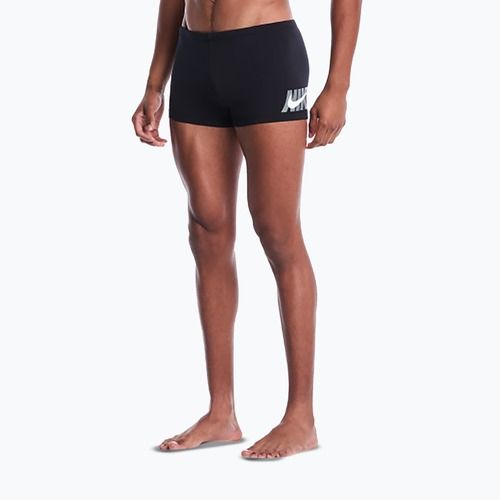 Férfi úszó boxeralsó Nike Logo Graphic Square Leg black