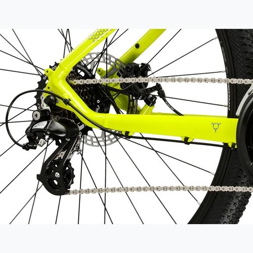 Hegyi kerékpár KROSS Hexagon 2.0 27,5" lime/blue/gloss
