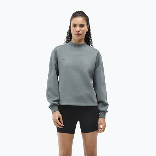 Női futófelső HOKA Kaitoro Knit Crew slate blue