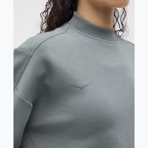 Női futófelső HOKA Kaitoro Knit Crew slate blue