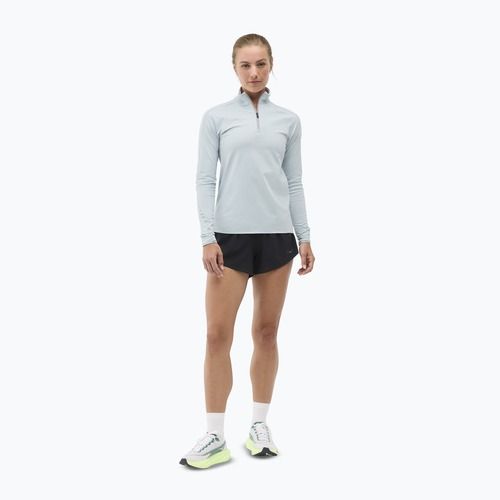 Női futófelső HOKA GlideTech Quarter Zip mineral blue