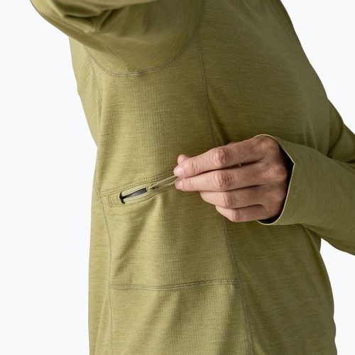 Női pulóver Patagonia Capilene Cool Sun Hoody gumtree green/light gumtree green x-dye