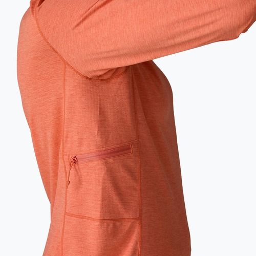 Női pulóver Patagonia Capilene Cool Sun Hoody mellow melon/peach sherbet x-dye