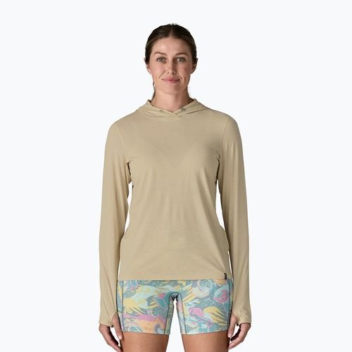 Női pulóver Patagonia Capilene Cool Ultra Hoody pumice/dyno white x-dye