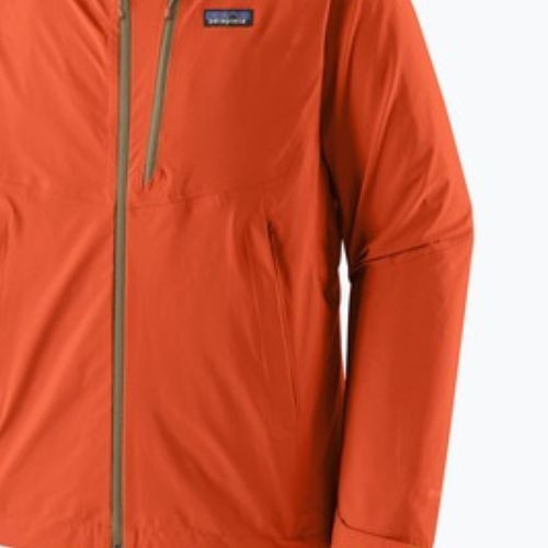 Férfi esőkabát Patagonia Granite Crest Rain coal orange