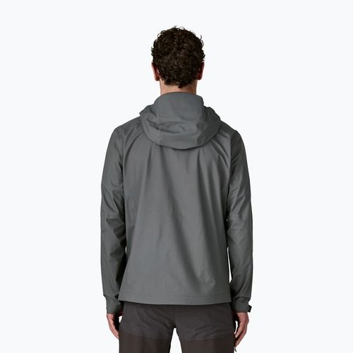 Férfi esőkabát Patagonia Granite Crest Rain forge grey w/black