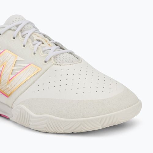 Futballcipő New Balance Furon Pro V8 IN pink heat/sea salt/gold metallic