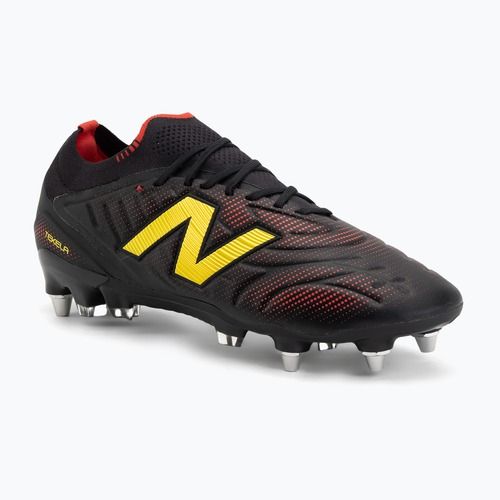 Futballcipő New Balance Tekela Elite Low V5 SG black 100/punch yellow/fire cracker