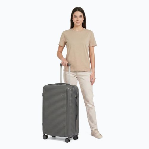 Közepes méretű utazóbőrönd KADVA Palero 64 l szürke