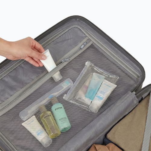 Közepes méretű utazóbőrönd KADVA Palero 64 l szürke