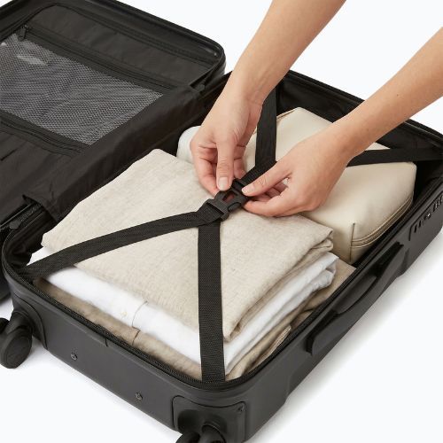 KADVA Roca 41 l fekete utazóbőrönd