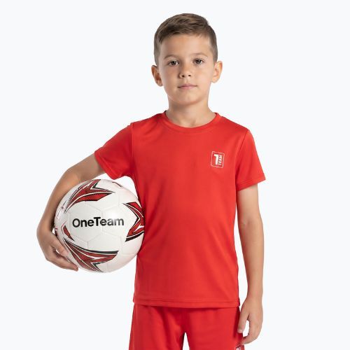 Gyerek futball szett OneTeam Precision Set mez és rövidnadrág piros