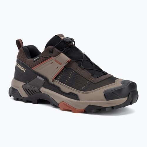 Férfi túracipő Salomon X ULTRA 5 GTX black coffee/walnut/arabian
