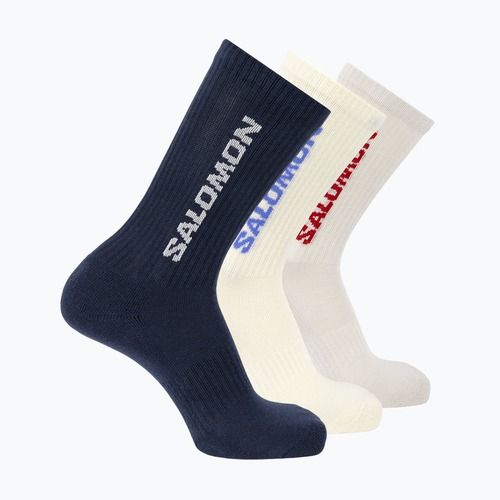 Zokni Salomon Everyday Crew 3 pairs spellbound/vanilla ice/lunar rock
