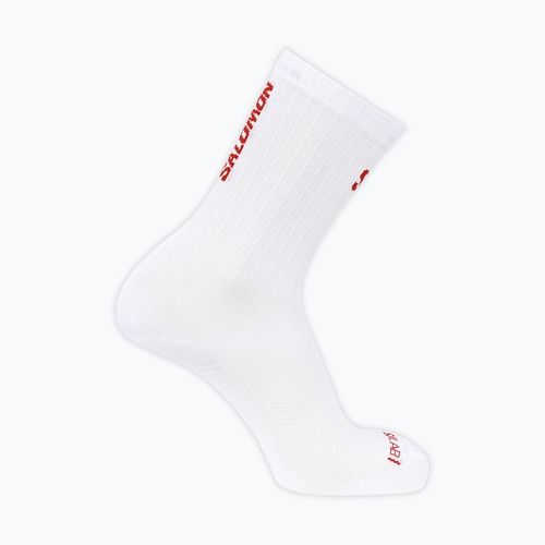 Zokni Salomon S/Lab Phantasm Crew 3 white/fiery red