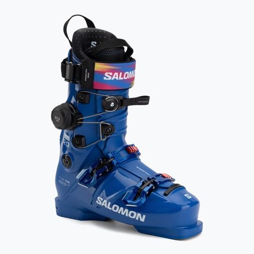 Férfi síbakancs Salomon S/Pro Alpha C BOA 130 race blue/white/equipe red