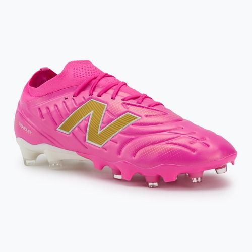 Futballcipő New Balance Tekela Pro Low V5 FG pink heat/metallic gold/pink satin
