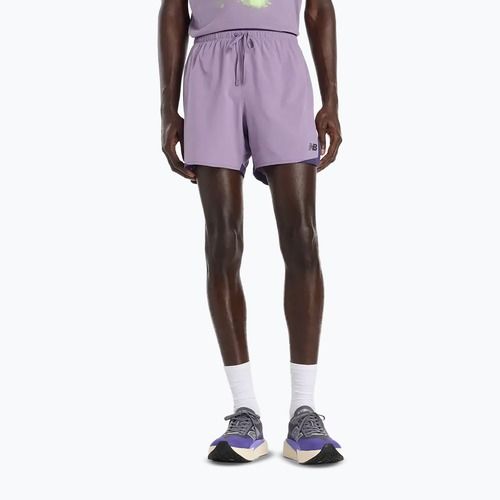 Férfi futóshort New Balance Run Essentials 5" candied violet