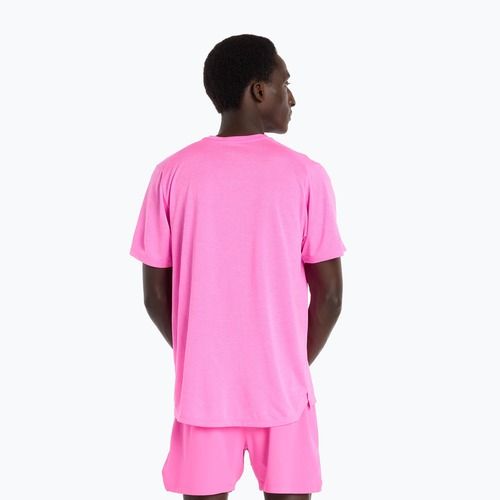 Férfi póló New Balance Athletics Run pink heat heather